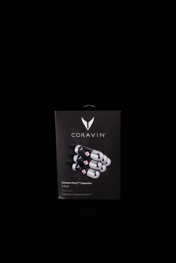 Coravin Pure Argon Capsules Six Pack-Heritage Wine Store Perth CBD Bottleshop