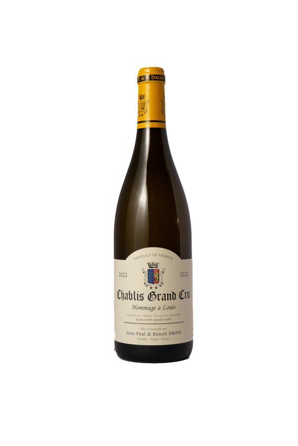 Jean-Paul & Benoit Droin 'Hommage a Louis' Chablis Grand Cru 2022-Heritage Wine Store Perth CBD Bottleshop