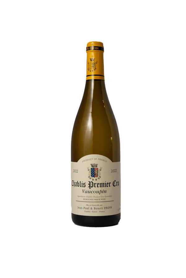 Jean-Paul & Benoit Droin 'Vaucoupin' Chablis 1er Cru 2022-Heritage Wine Store Perth CBD Bottleshop