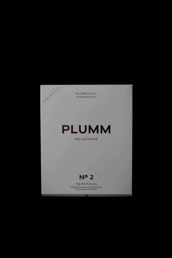 Plumm Three Aromatic White / Sparkling Glass 'No. 2' - Set of 2-Heritage Wine Store Perth CBD Bottleshop
