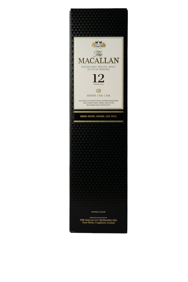 The Macallan 'Sherry Cask' 12YO Single Malt Scotch Whisky-Heritage Wine Store Perth CBD Bottleshop